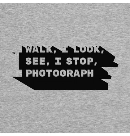 Свитшот "I walk, I look, I see, I stop, I photograph" унисекс, фото 2, цена 980 грн